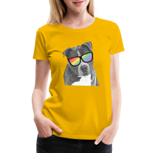 Load image into Gallery viewer, Pride Dog Contoured Premium T-Shirt - sun yellow