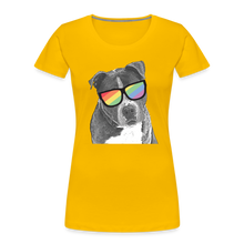 Load image into Gallery viewer, Pride Dog Contoured Premium T-Shirt - sun yellow