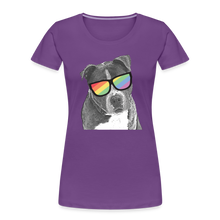 Load image into Gallery viewer, Pride Dog Contoured Premium T-Shirt - purple