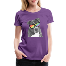 Load image into Gallery viewer, Pride Dog Contoured Premium T-Shirt - purple