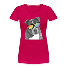 Load image into Gallery viewer, Pride Dog Contoured Premium T-Shirt - dark pink