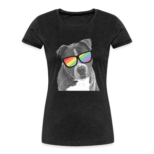 Pride Dog Contoured Premium T-Shirt - charcoal grey