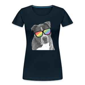 Pride Dog Contoured Premium T-Shirt - deep navy