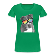 Load image into Gallery viewer, Pride Dog Contoured Premium T-Shirt - kelly green