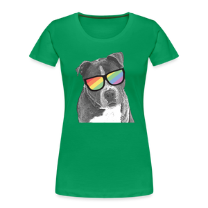 Pride Dog Contoured Premium T-Shirt - kelly green