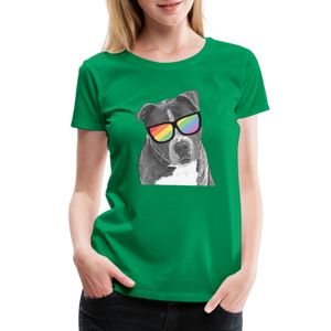 Pride Dog Contoured Premium T-Shirt - kelly green