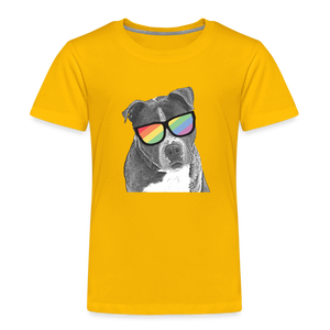 Pride Dog Kids' Premium T-Shirt - sun yellow