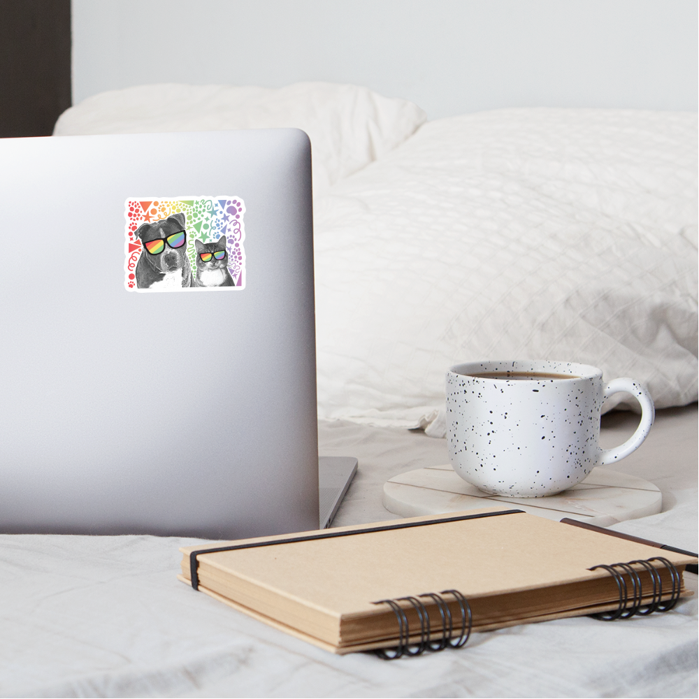 
                  
                    Pride Party Sticker - white matte
                  
                