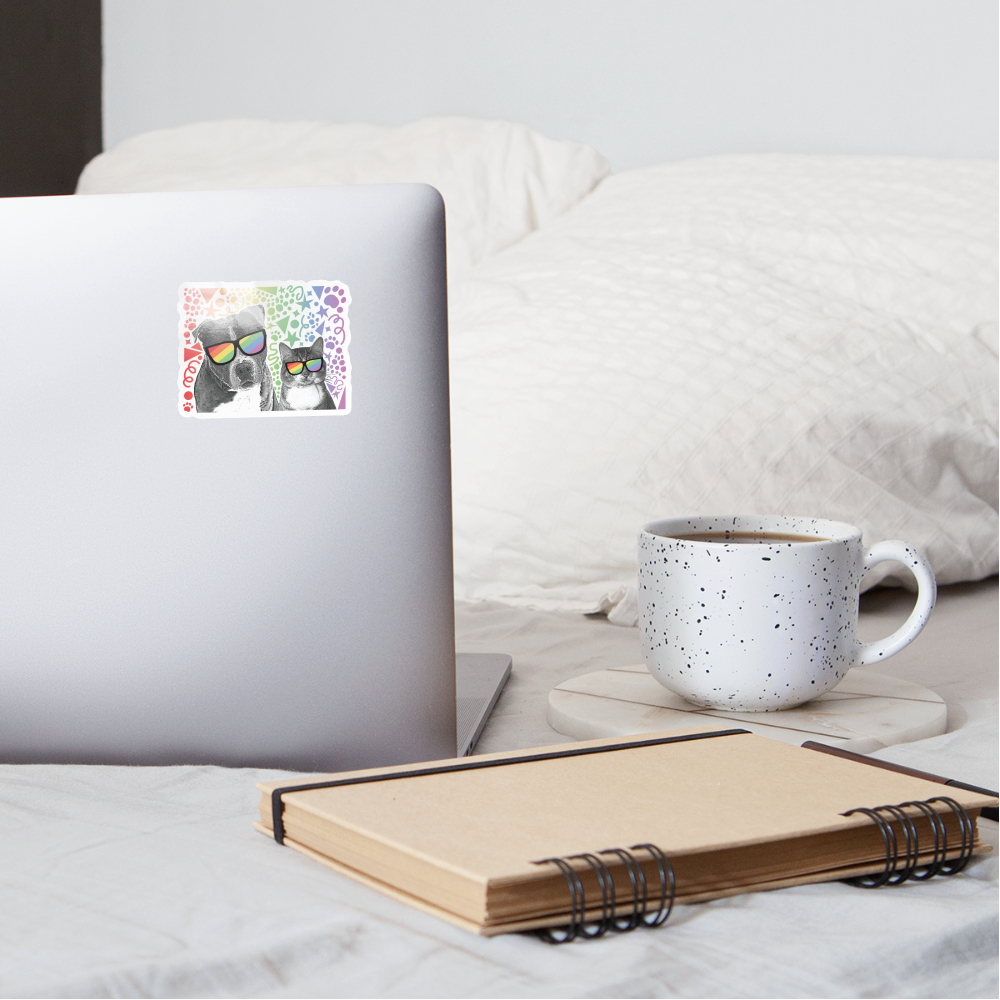 
                  
                    Pride Party Sticker - white glossy
                  
                
