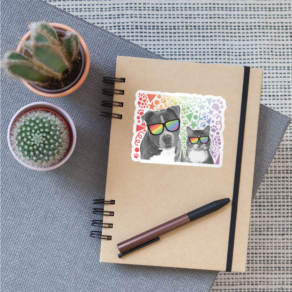 
                  
                    Pride Party Sticker - white glossy
                  
                