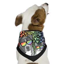 Load image into Gallery viewer, Pride Party Dog Bandana - black