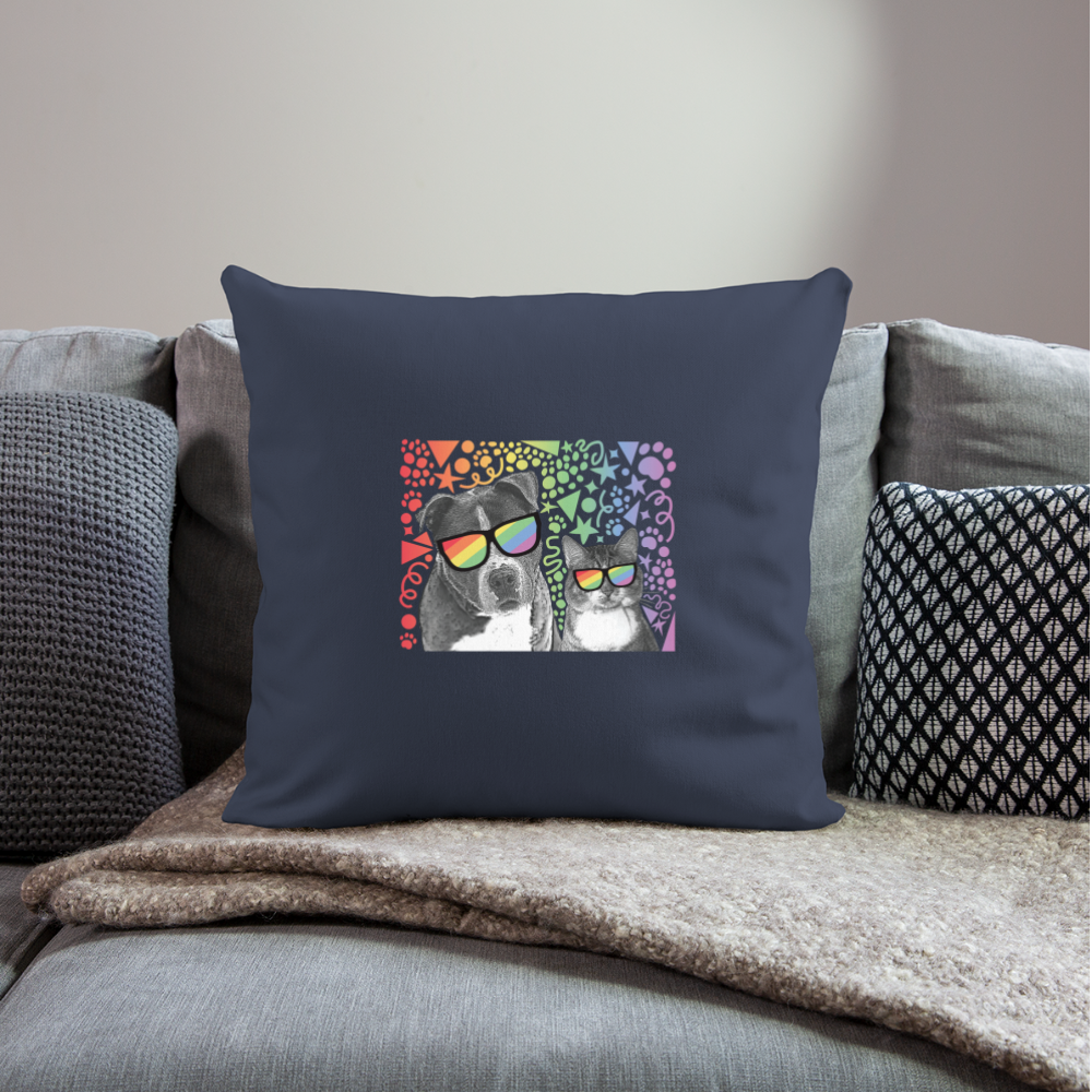 
                  
                    Pride Party Throw Pillow Cover 18” x 18” - navy
                  
                