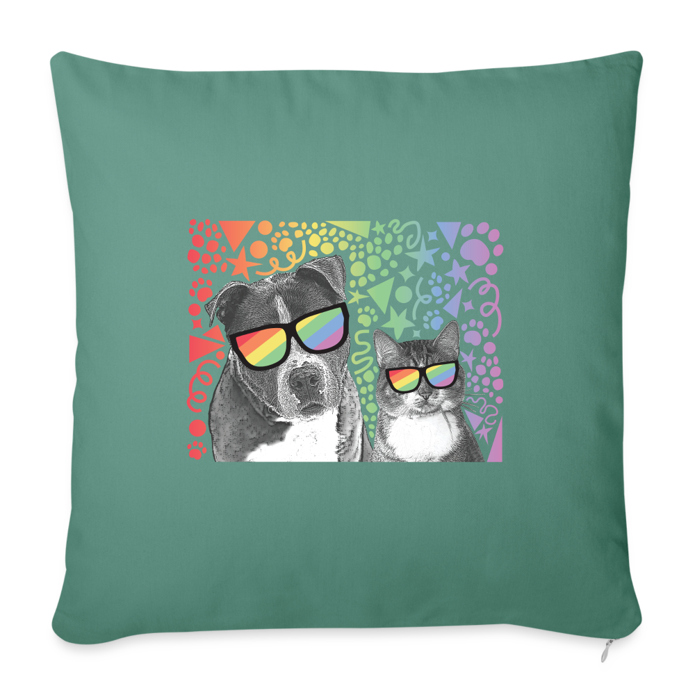 
                  
                    Pride Party Throw Pillow Cover 18” x 18” - cypress green
                  
                