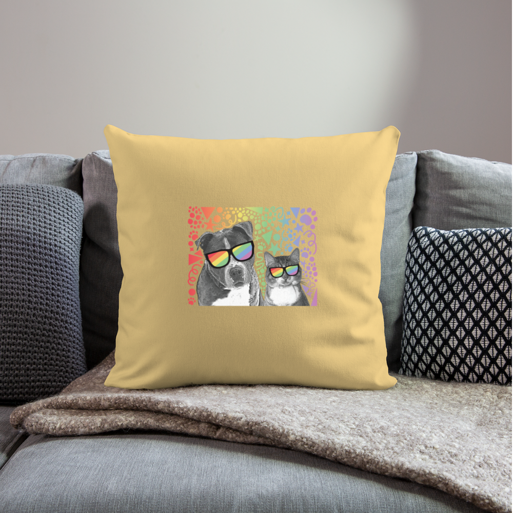 
                  
                    Pride Party Throw Pillow Cover 18” x 18” - washed yellow
                  
                