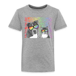 Pride Party Toddler Premium T-Shirt - heather gray
