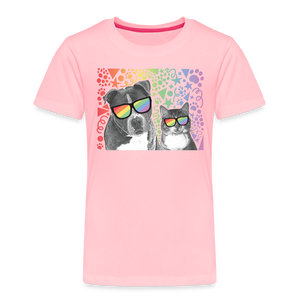Pride Party Toddler Premium T-Shirt - pink