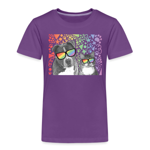 Pride Party Toddler Premium T-Shirt - purple