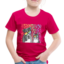 Load image into Gallery viewer, Pride Party Toddler Premium T-Shirt - dark pink