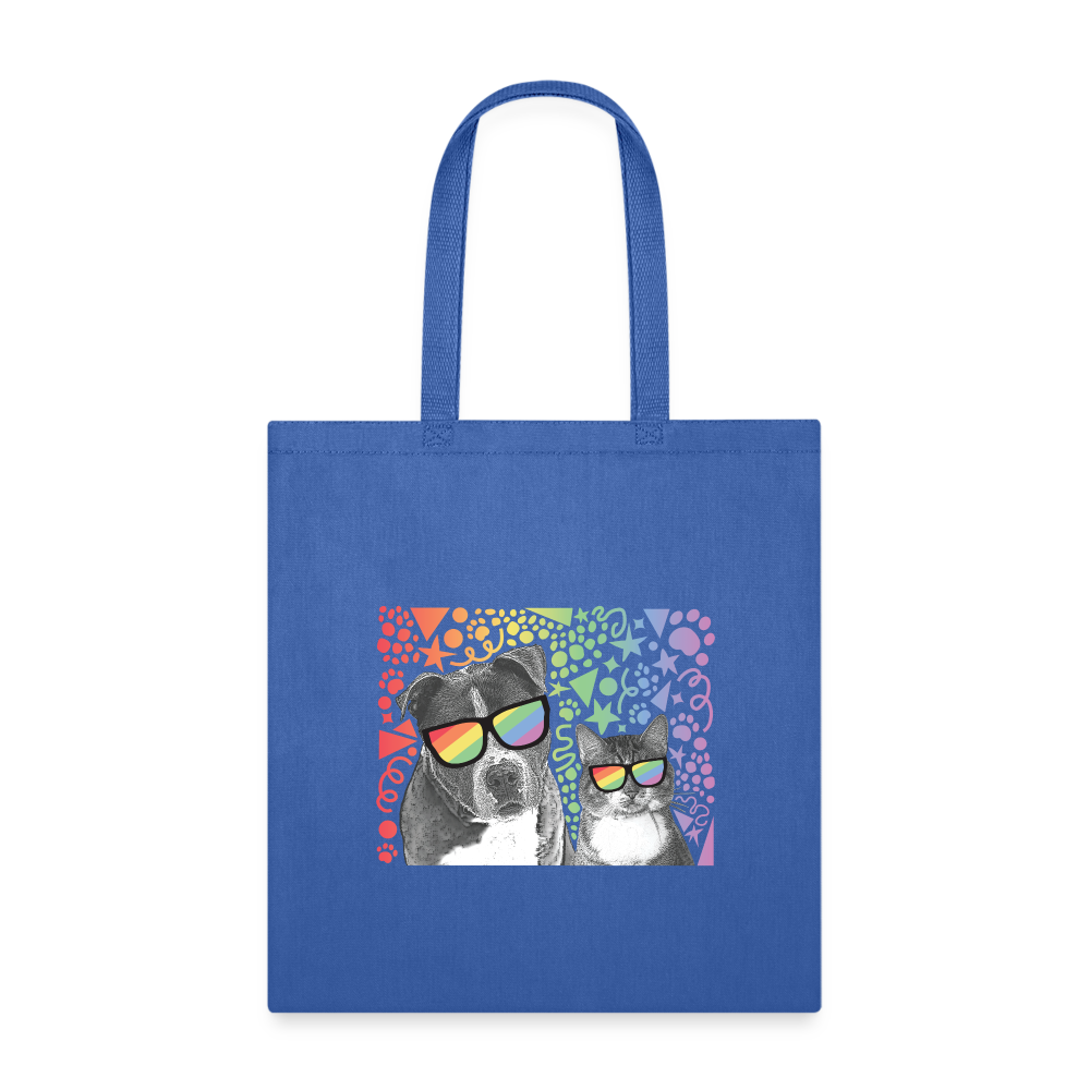 Pride Dog Tote Bag - royal blue