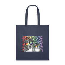 Load image into Gallery viewer, Pride Dog Tote Bag - navy