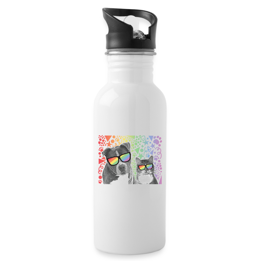 
                  
                    Pride Party Water Bottle - white
                  
                