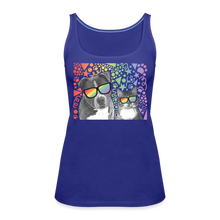 Load image into Gallery viewer, Pride Party Contoured Premium Tank Top - royal blue