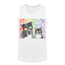 Load image into Gallery viewer, Pride Party Classic Premium Tank - white