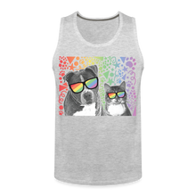 Load image into Gallery viewer, Pride Party Classic Premium Tank - heather gray