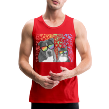 Load image into Gallery viewer, Pride Party Classic Premium Tank - red