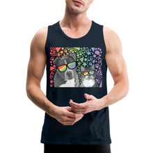 Load image into Gallery viewer, Pride Party Classic Premium Tank - deep navy