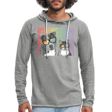 Load image into Gallery viewer, Pride Party Lightweight Terry Hoodie - heather gray