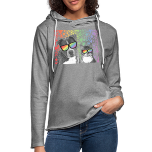 Pride Party Lightweight Terry Hoodie - heather gray