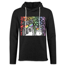 Load image into Gallery viewer, Pride Party Lightweight Terry Hoodie - charcoal grey