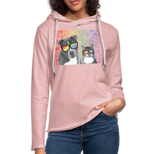 Load image into Gallery viewer, Pride Party Lightweight Terry Hoodie - cream heather pink