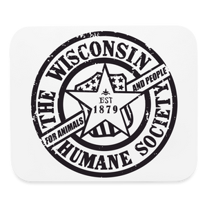 WHS 1879 Logo Mouse Pad - white