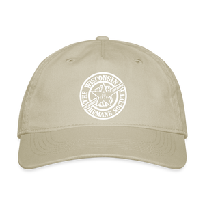 WHS 1879 Logo Organic Baseball Cap - khaki