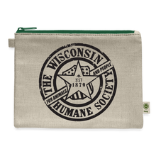 Load image into Gallery viewer, WHS 1879 Logo Carry All Pouch - natural/green