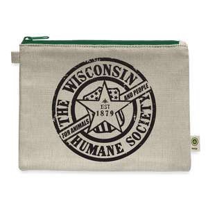 WHS 1879 Logo Carry All Pouch - natural/green