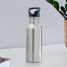 Load image into Gallery viewer, WHS 1879 Logo Water Bottle - silver