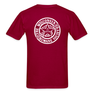 WHS 1879 Logo 2-Sided Classic T-Shirt - dark red