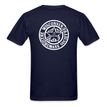 Load image into Gallery viewer, WHS 1879 Logo 2-Sided Classic T-Shirt - navy