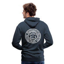 Load image into Gallery viewer, WHS 1879 Logo 2-Sided Premium Hoodie - navy
