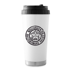 WHS 1879 Logo Travel Mug - white