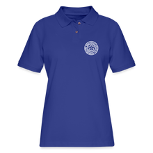 Load image into Gallery viewer, WHS 1879 Logo Contoured Pique Polo Shirt - royal blue