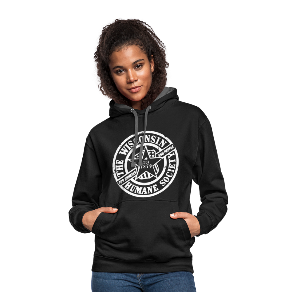 
                  
                    WHS 1879 Logo Contrast Hoodie - black/asphalt
                  
                