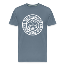 Load image into Gallery viewer, WHS 1879 Logo Classic Premium T-Shirt - steel blue