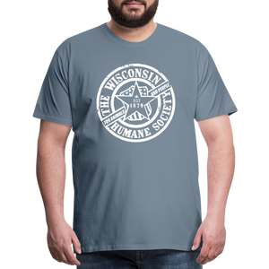 WHS 1879 Logo Classic Premium T-Shirt - steel blue