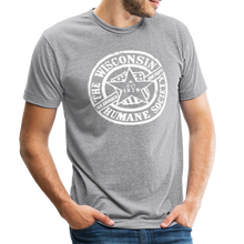 Load image into Gallery viewer, WHS 1879 Logo Tri-Blend T-Shirt - heather grey