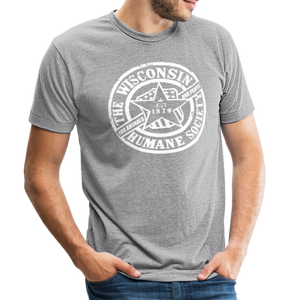 WHS 1879 Logo Tri-Blend T-Shirt - heather grey