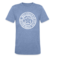 Load image into Gallery viewer, WHS 1879 Logo Tri-Blend T-Shirt - heather blue